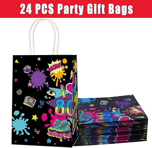 Miniatura 4 de JAROVOKUWO Bolsas de regalo de fiesta de animales de la selva, 24 bolsas de dulces con temática de selva, tigre, cebra, jirafa, león, mono,