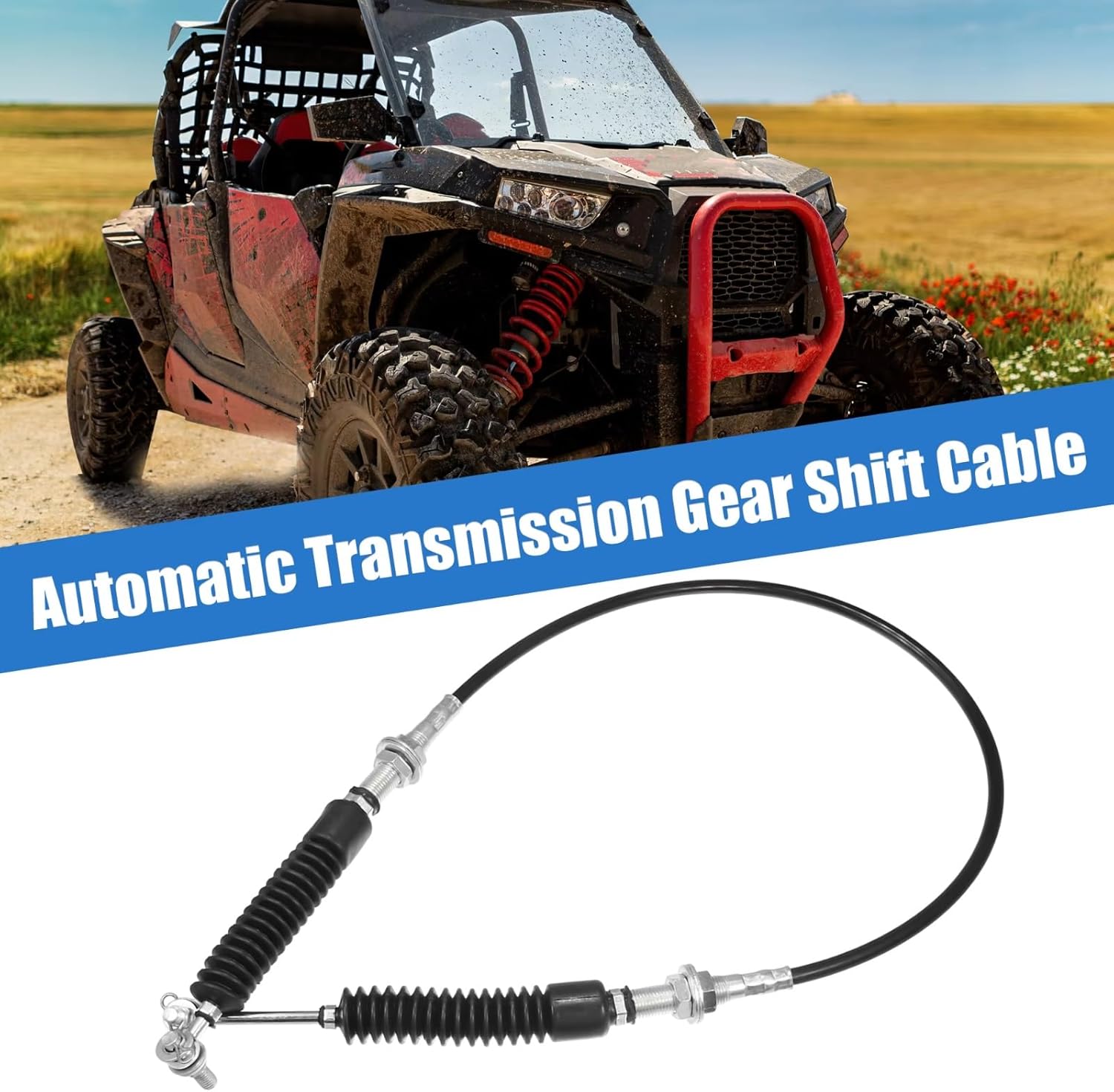 Trans Gear Shift Cable Compatible With Polaris For RZR 800 EFI 2008 2010 2013 Car Automatic Transmission Gear Shift Cable Ward Reverse Cable Replace