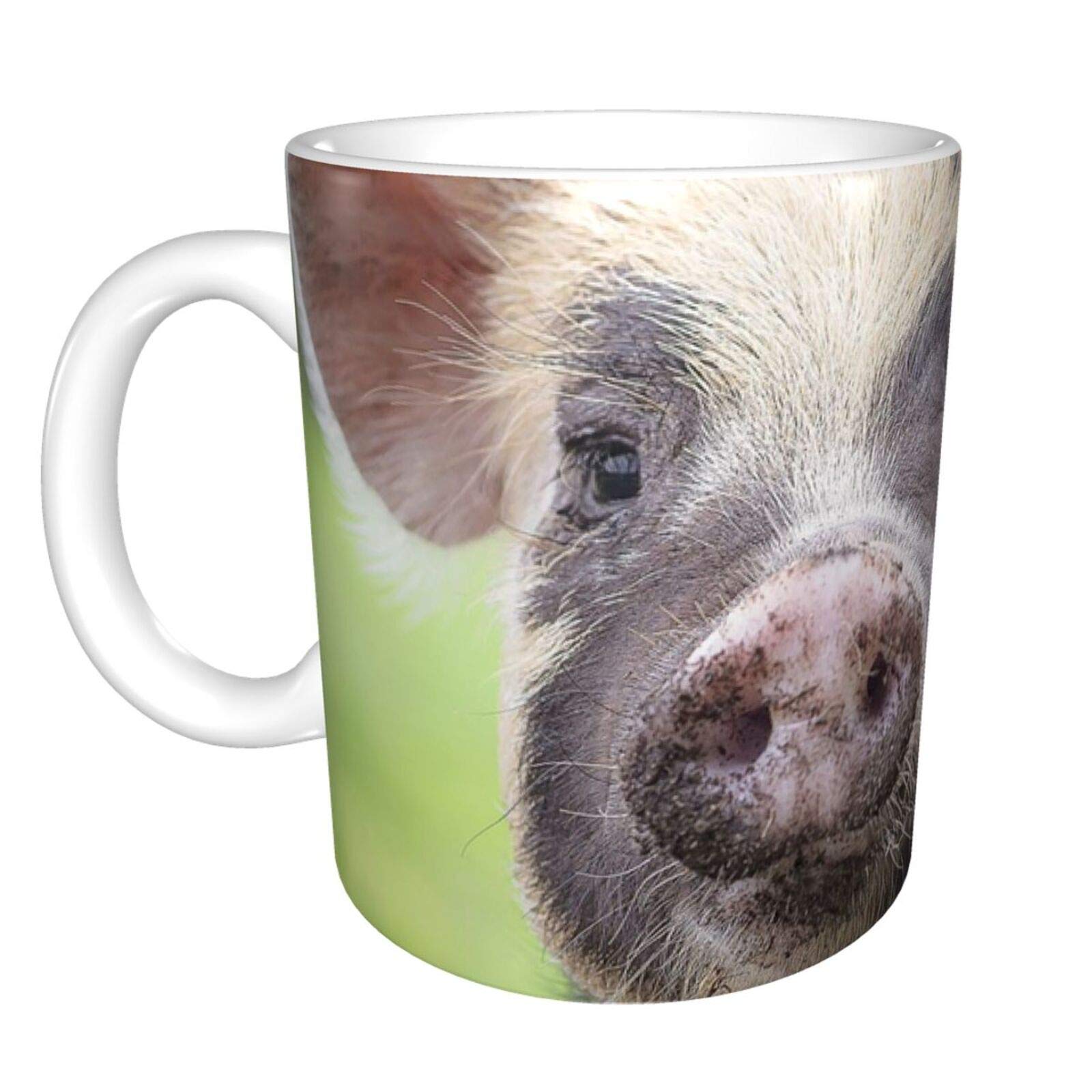 Amazon マグカップ リトル豚の鼻 牛乳 コーヒーカップ ビッグマグ 330cc 白 無地 電子レンジ温め 食洗機対応 陶器 おしゃれコップ おもしろ かわいい 人気 景品 マグ 贈答品 男性 女性 子ども用コップ オンライン通販