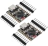 2 Piezas Placa de Desarrollo Mini ESP32 S3 ESP32-S3 con WiFi Bluetooth Procesador Dual-Core Compacto Placa ESP32 para Proyectos IoT 1