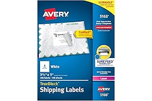 Avery 5168: Seamless Shipping Labels for Laser Printers