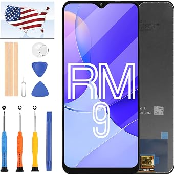 LCD Screen Replacement for Xiaomi Redmi 9 M2004J19G M2004J19C Screen Replacement for Xiaomi Redmi 9 LCD Display Touch Digitizer Assembly Black with Tools Not for Redmi 9A 9C