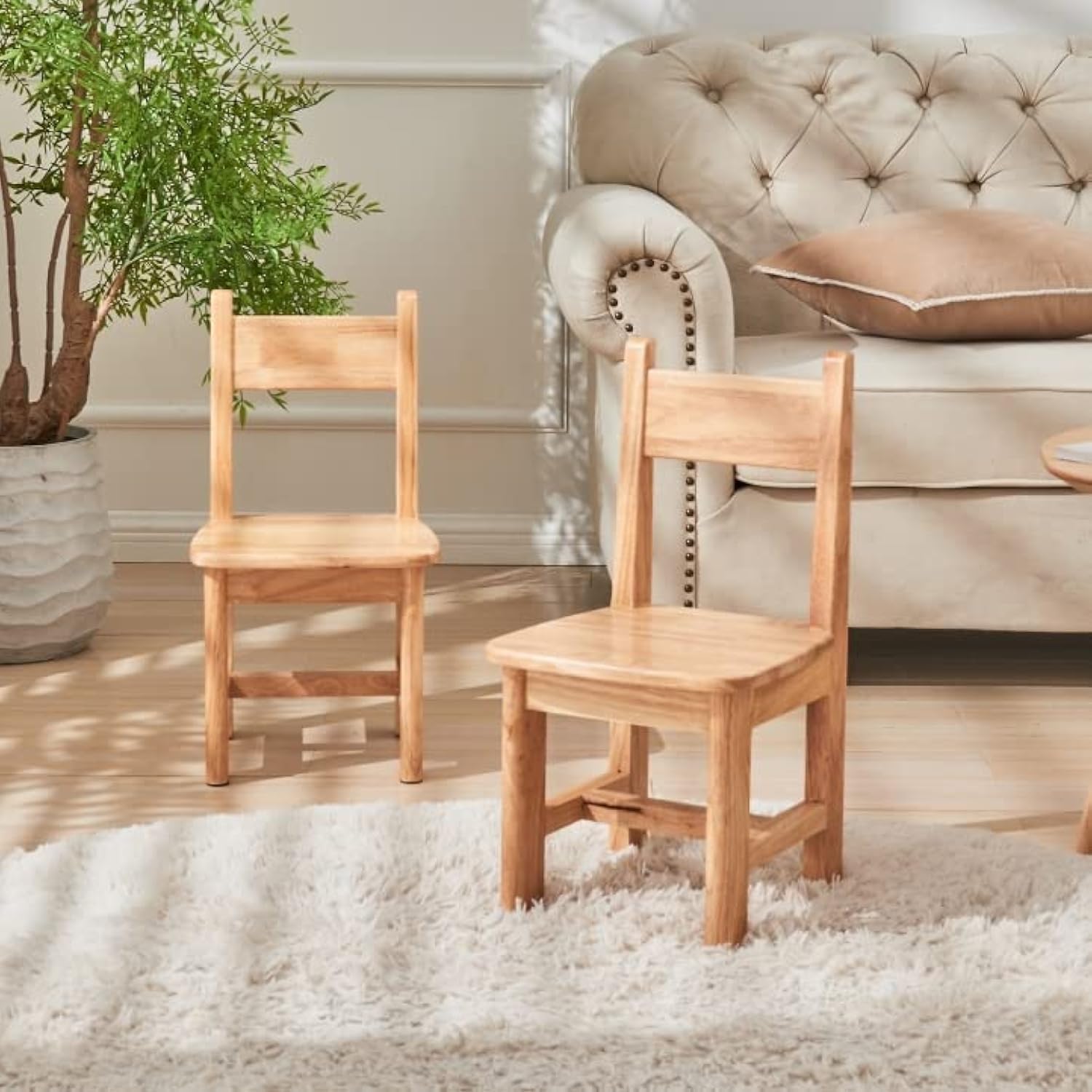 Pure Wood Solid Wood Children Chair for Kids, Kindergarten