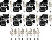 Vista 60 de ECCPP DG500 6 bobinas de encendido con 6 bujías de iridio 3951 para Ford para Mazda para Mercury 500 Freestyle para Mariner Taurus Escape Tribute