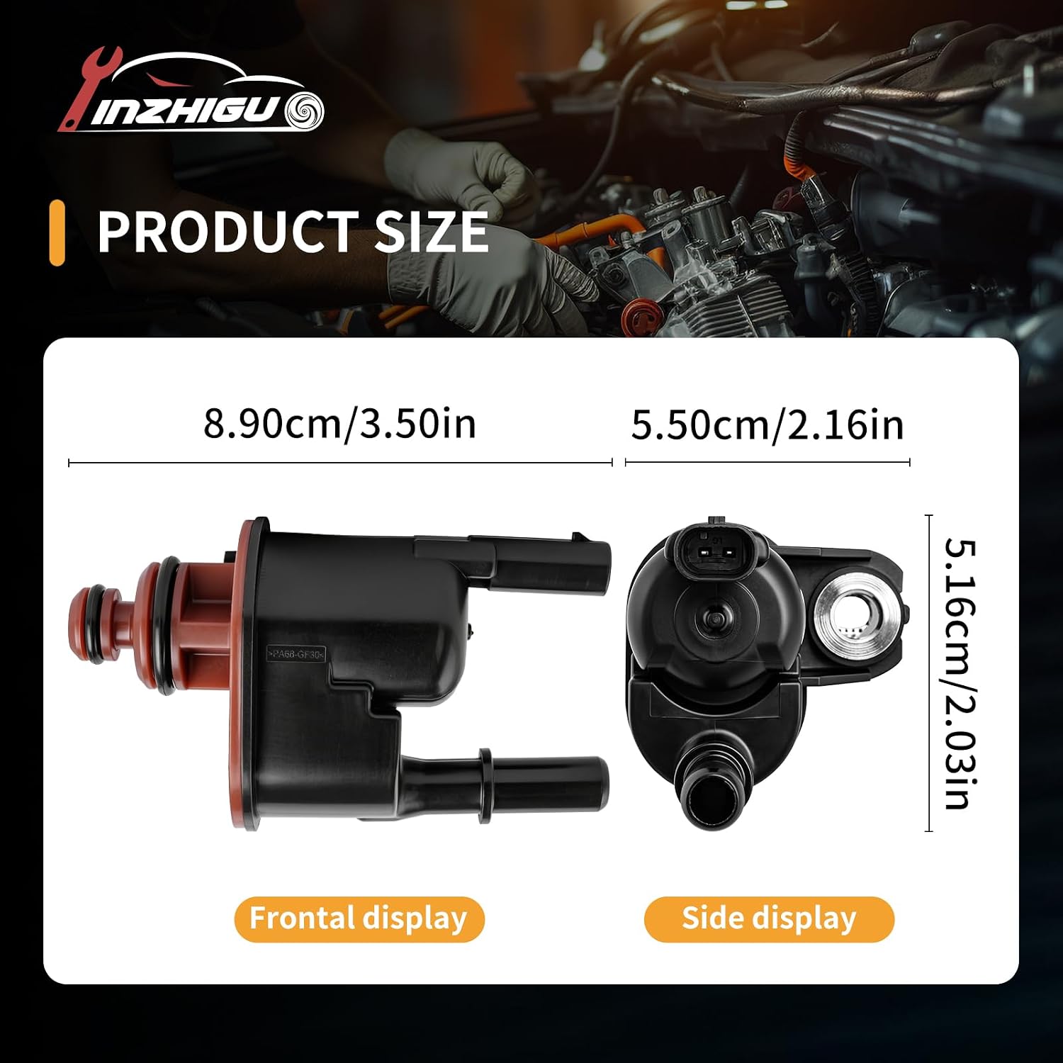 Purge Solenoid Valve for Chevy Silverado,GMC Sierra 1500,Cadillac XT5 XT4 | Fits 2018-2022 Chevy Silverado, GMC Sierra 1500, Buick Encore, Cadillac XT5 XT4. OE# 12666845 by YINZHIGUO