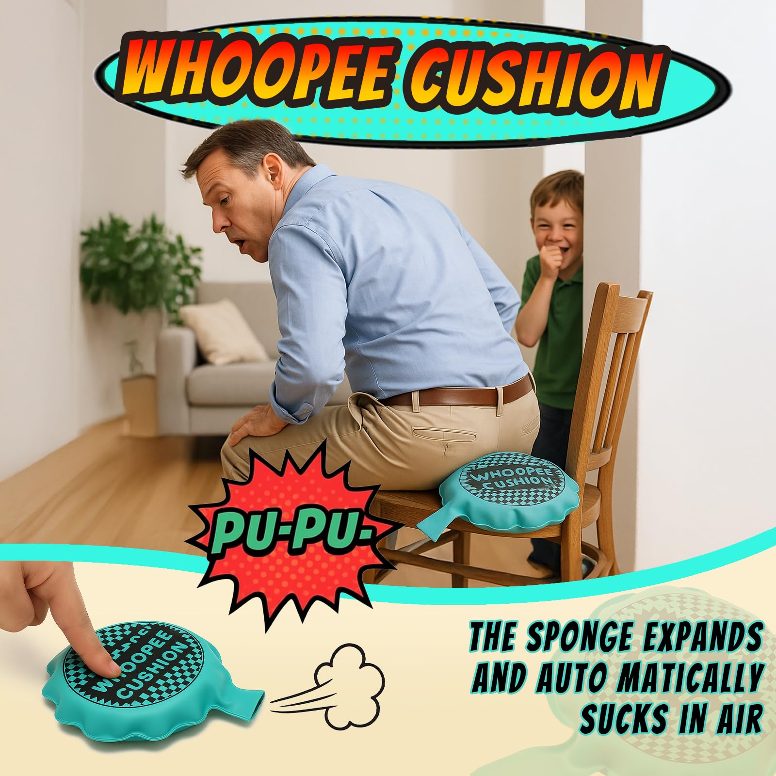 Own1one 9Pcs Funny Prank Kit for Kids & Adults, Practical Joke Toys Gift Box Set for Friends Family, Office & Party Gags - Image 4