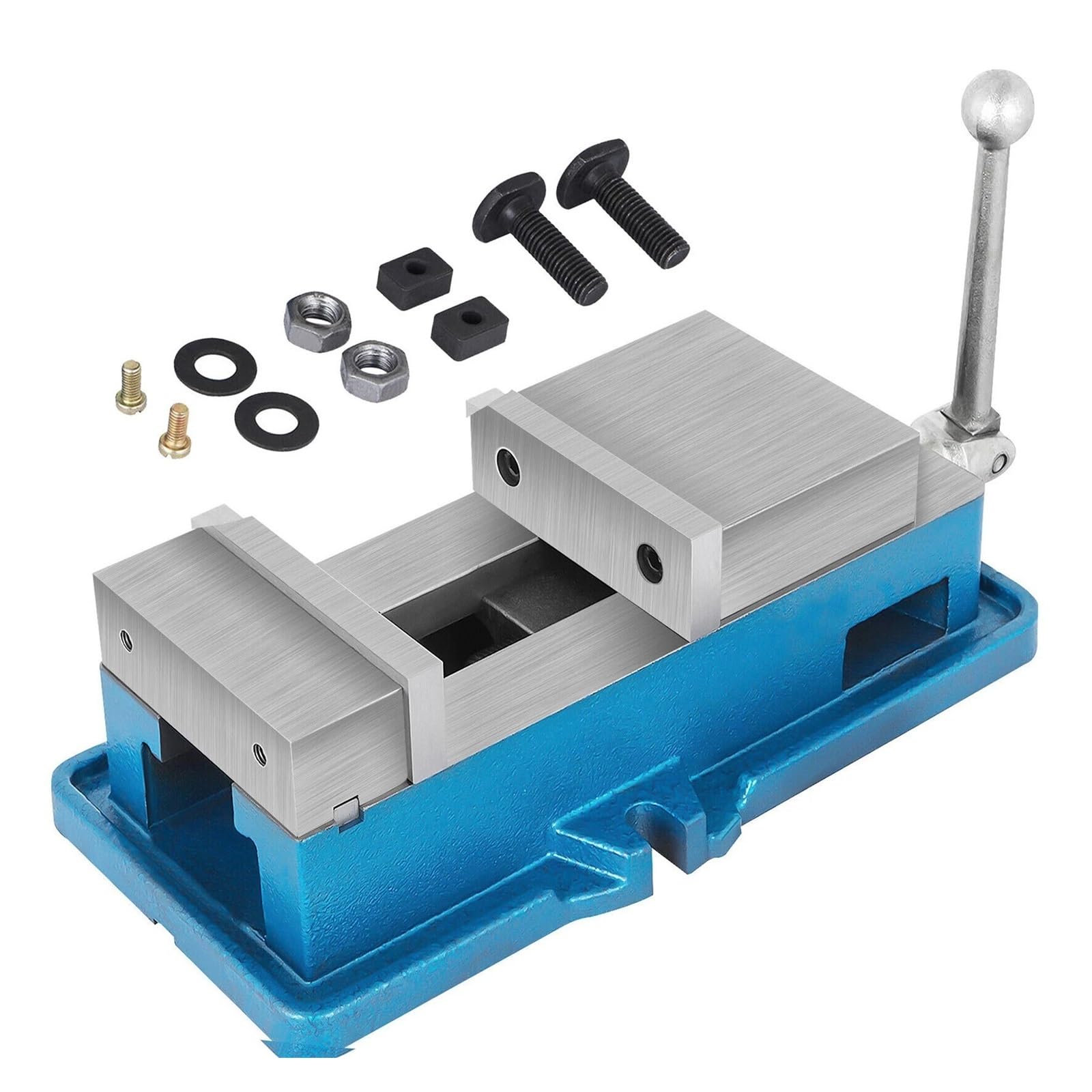 Imadło Stołowe 3/4/5 "blokada CNC Wysoce Precyzyjny Zacisk Imadła Z Regulowanym Uchwytem Do Wykańczania Frezarki Wiertarki Wysoka Stabilność, Precyzyjne Wiercenie(3 inch)