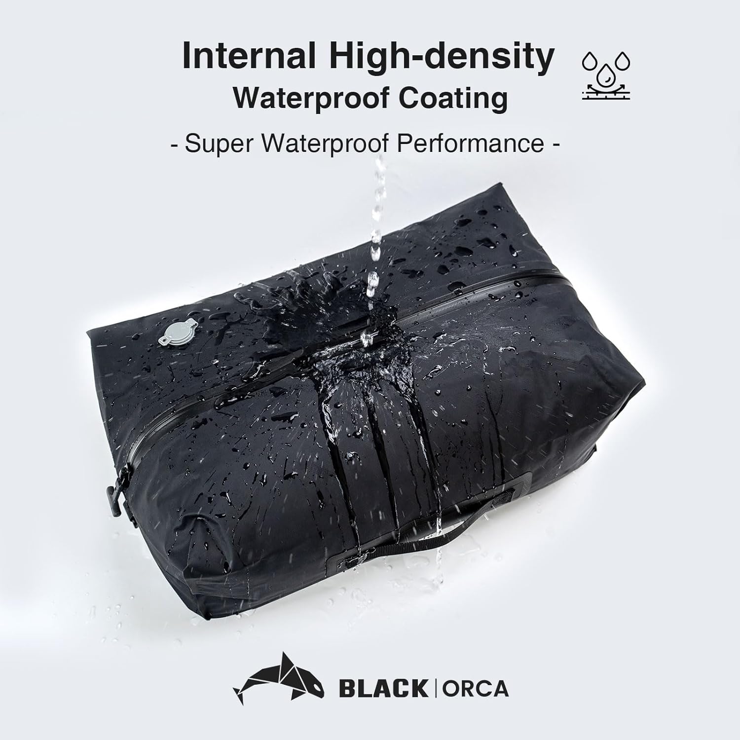 2 PC Vacuum Storage Bags with Pump, Compression Bags with IP67 Airtight Waterproof Zipper, Space Saver Vacuum Storage Bags for Business Trips, Travel, Hiking, Camping, Water Activities