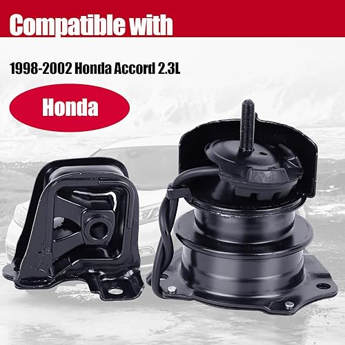 Miniatura 2 de Juego de montaje de motor compatible con Honda Accord 2.3L delantero y trasero A6564 A6572 98-02