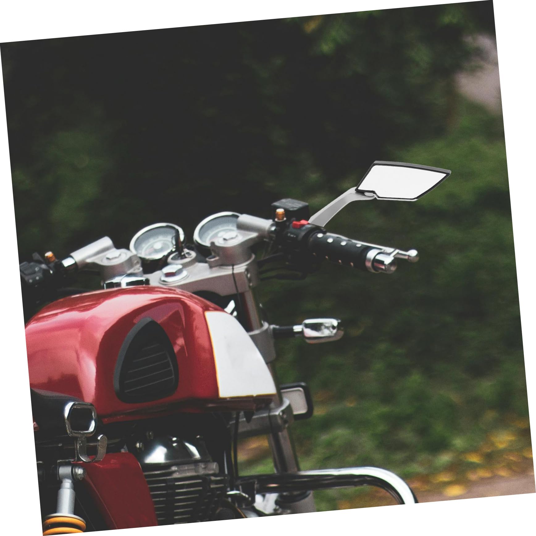 Rétroviseur Arrière Pour Moto Scooter Équipement Moto Rétroviseur De Guidon Pour Vélo Électrique Fixation Guidon Vision Arrière Claire