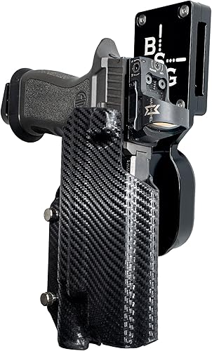 Funda de competición profesional resistente para Sig P320 tamaño completo, AXG Pro, M17, XFIVE Legion, Spectre Comp, P320MAX con SureFire X300