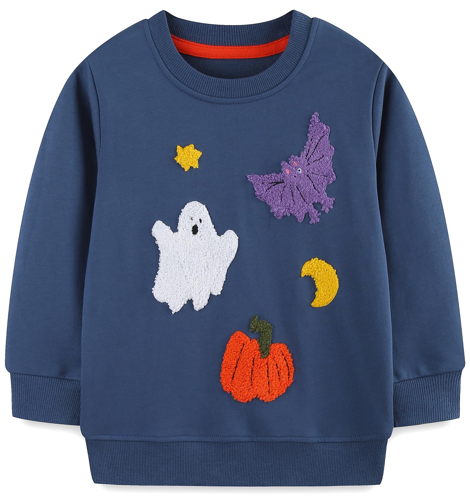 Hongshilian Unisex Kids Cute Cartoon Cotton Sweater Shirt