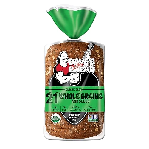 Daves Killer Bread Pan orgánico de 21 granos integrales y semillas - Pan de 27 onzas
