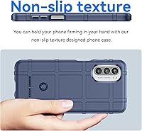 Vista 4 de Compatible con Motorola Moto G52/G82/G71S - Carcasa delgada a prueba de golpes, protección de grado militar, funda protectora resistente
