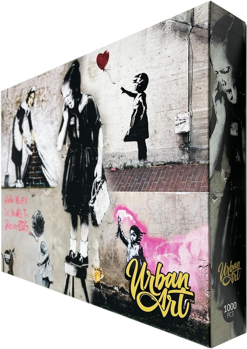 Banksy: Girl On A Stool (1000 Piece Jigsaw Puzzle)