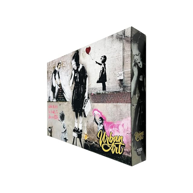 Foto 8 de 8 de University Games U08572 Banksy Girl On A Stool Urban Art Puzzle