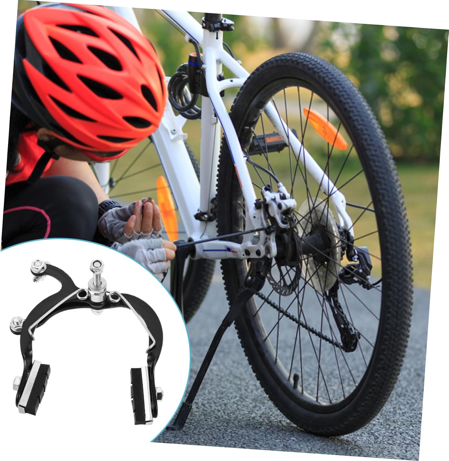 C Brake Caliper Replacement for Road Bikes Sturdy Bike Brake Pad Clamp Easy Install Compatible
