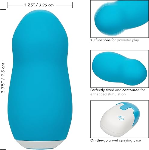Miniatura 8 de CalExotics Masajeador de succión Sugar Rush con estuche discreto, vibrador de juguete sexual para adultos para mujeres y ella - SE-0062-56-3