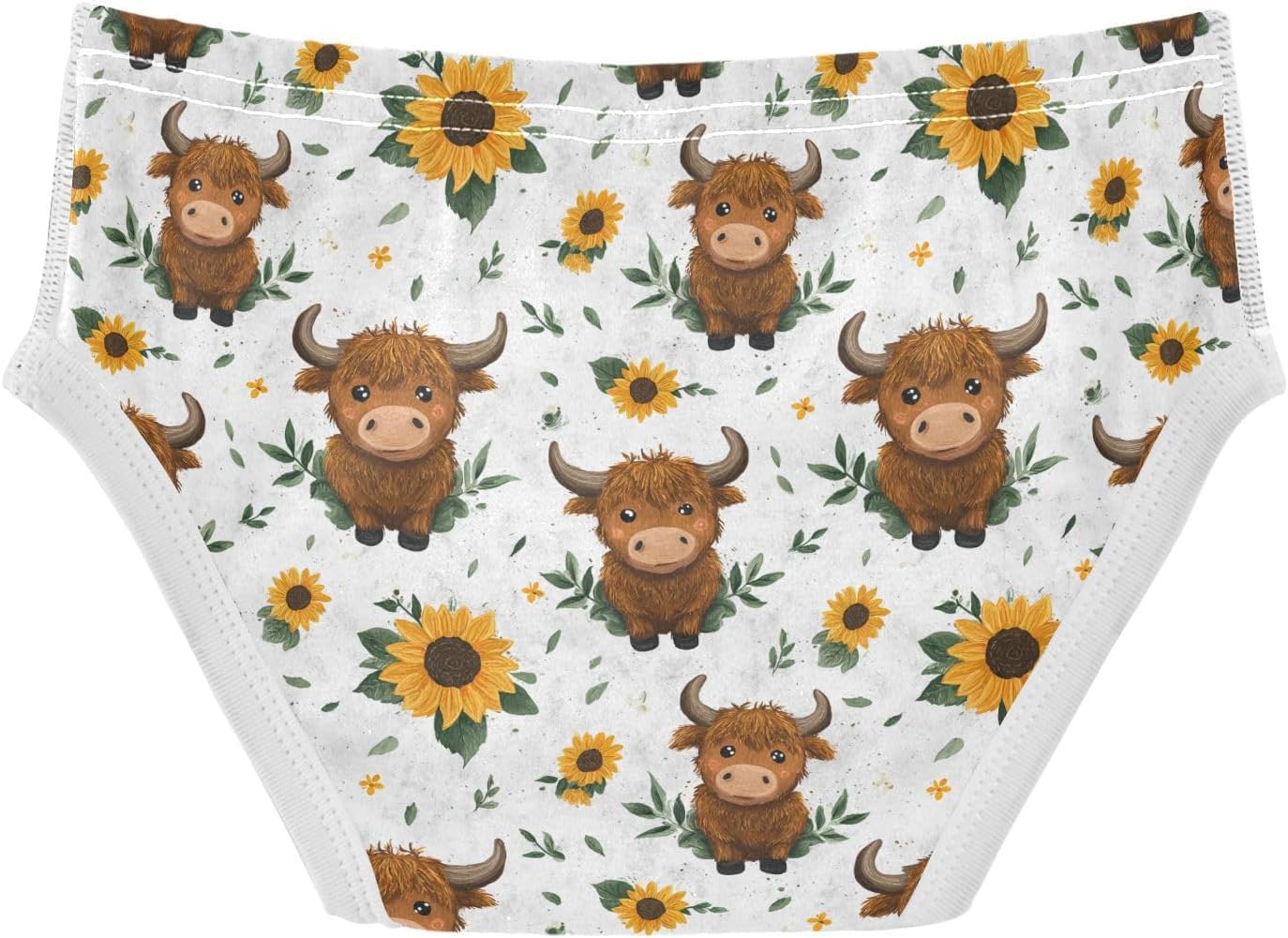visesunny Boys Training Underwear Cute Horned Sunflower Breathe Cotton Potty Briefs Size 2T-8Y for Toddler
