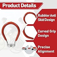 Vista 6 de Juego de 4 herramientas de llaves de radios de bicicleta, 8 piezas, herramienta de llave de radios profesional total para reparación de ruedas