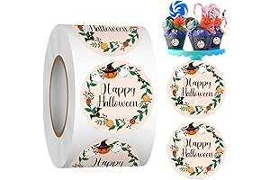 Happy Halloween Label Stickers Roll