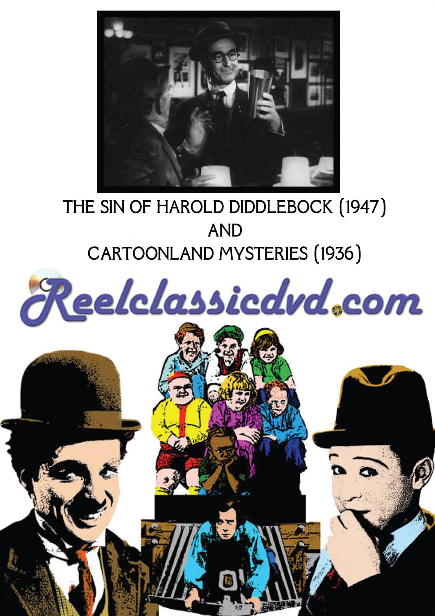 THE SIN OF HAROLD DIDDLEBOCK 1947 CARTOONLAND MYSTERIES 1936 USA DVD original