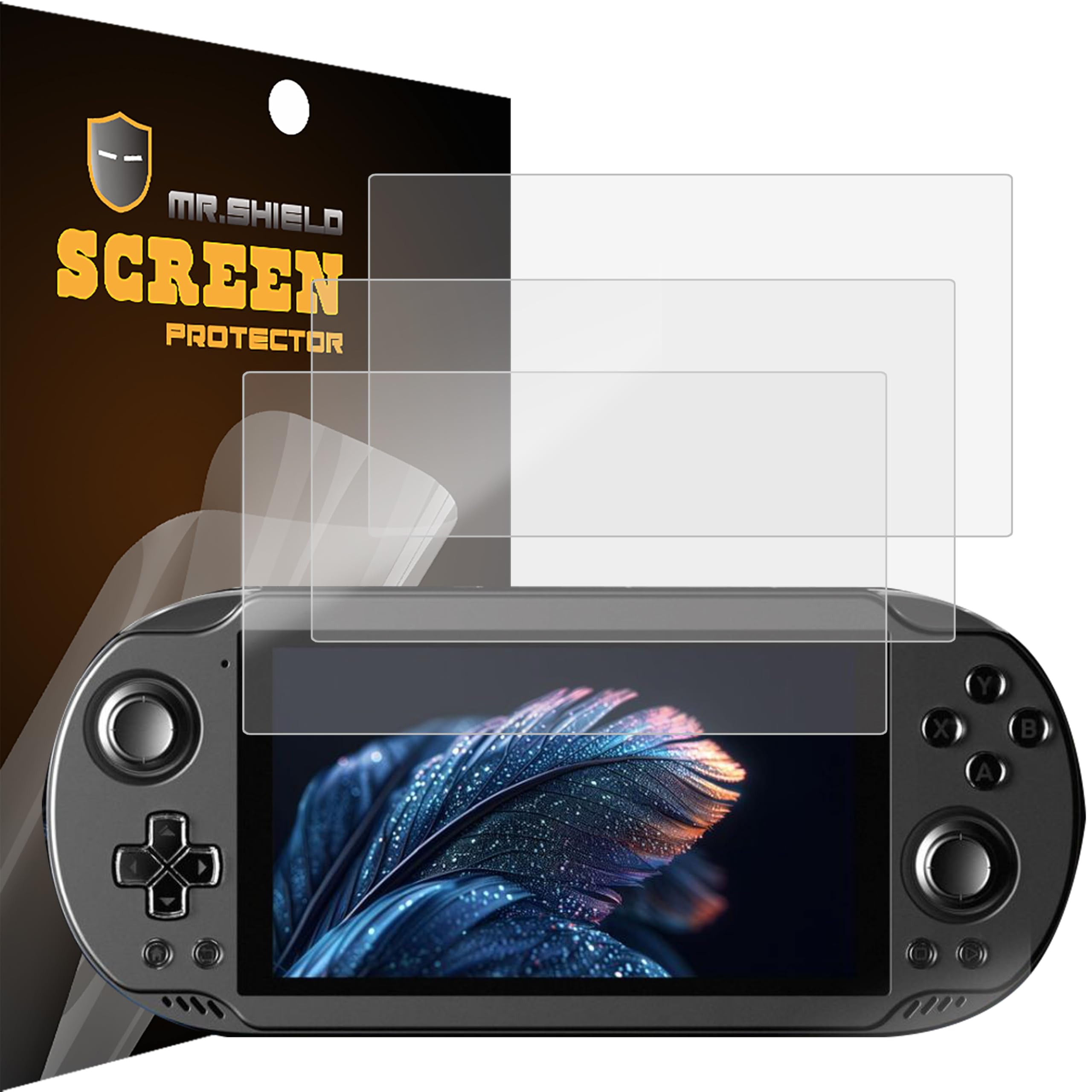 Mr.Shield Screen Protector compatible with Ayn Odin 2 Mini Anti-Glare [Matte] [3-Pack] (PET Material)