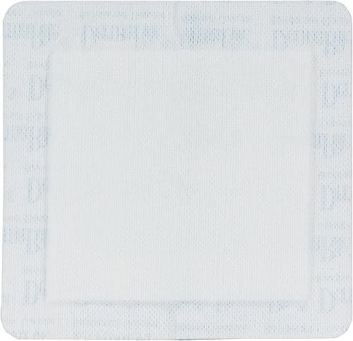 Miniatura 3 de DermaRite 's Apósito de gasa con borde adhesivo con borde adhesivo - Material flexible que no desprende pelusa, primeros auxilios, empaquetado