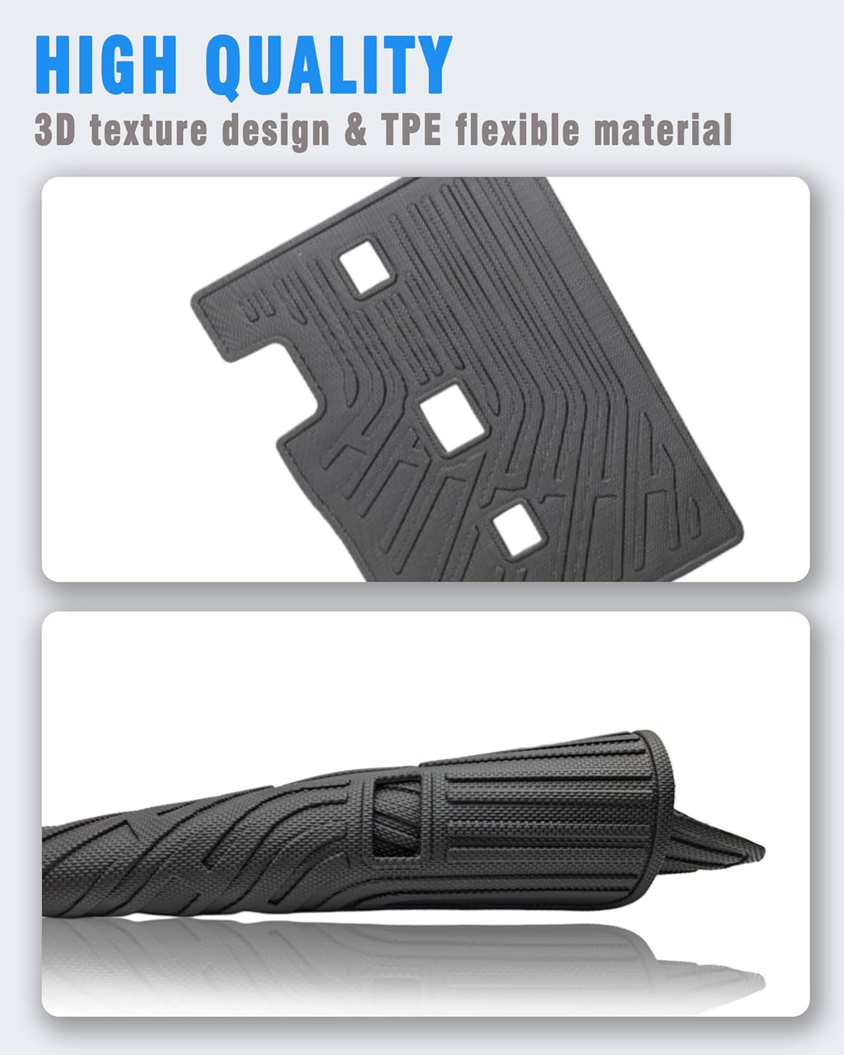 Cargo Liners Backrest Mat for BMW IX Accessories 2022-2025 with Hook&Loop Rear Trunk Mat Rear Seat Back Cover Protector All Weather Anti-Slip Split Dog Liner 4 PCS