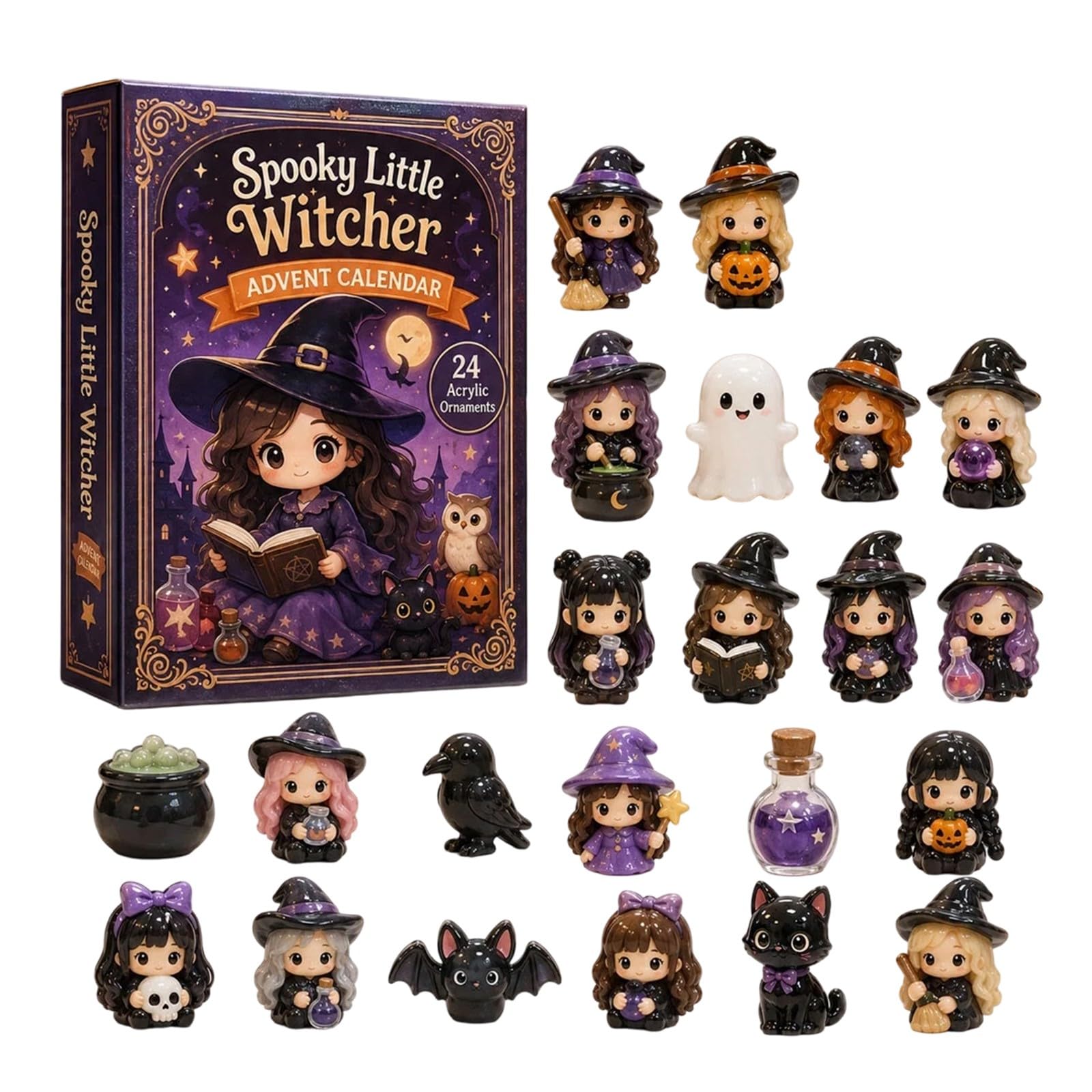 2026 Halloween Countdown Calendar, 24 Day Haunted House Countdown (E)