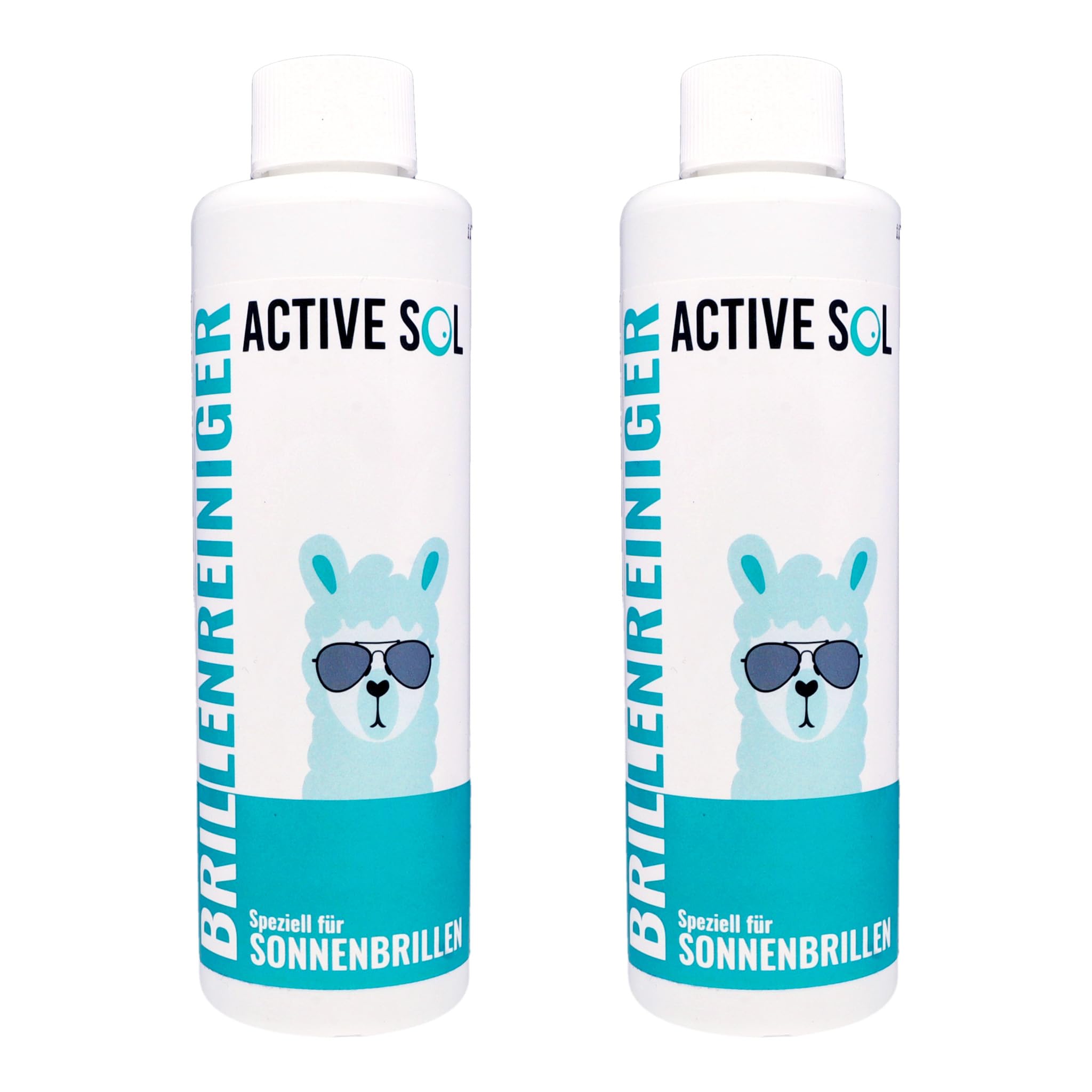ActiveSol Limpiador de gafas especial para gafas de sol, 2 botellas de 250 ml, brillo sin rayas, aroma neutro, limpiador de gafas de sol, fabricado en Alemania