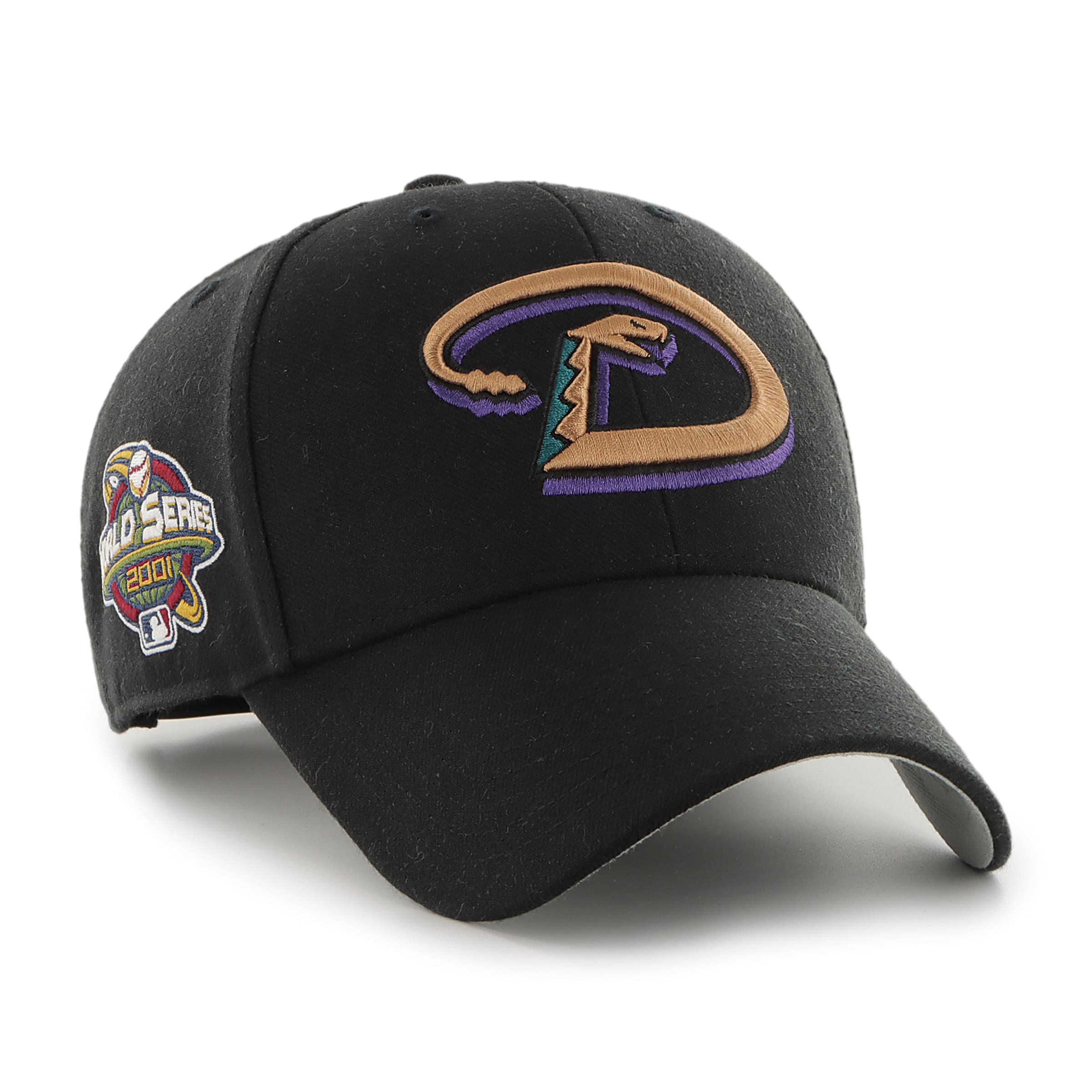 '47 Brand Snapback Cap - WORLD SERIES Arizona Diamondbacks, Black, One Size