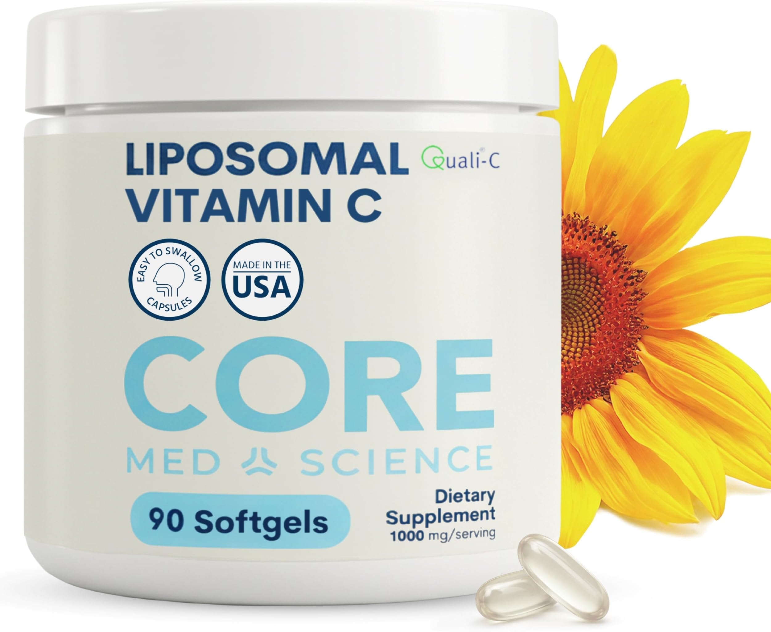 Core Med Science Liposomal Vitamin C Softgels 1000mg/Dose