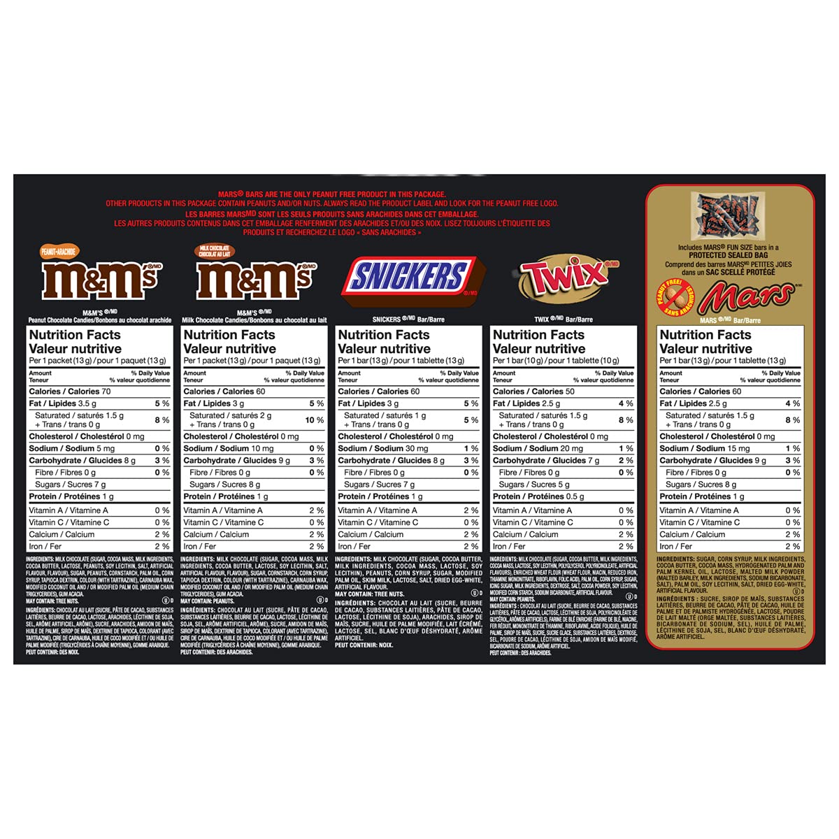 MARS ASSORTED Chocolate Halloween Candy Bars, Variety Pack, 90 count