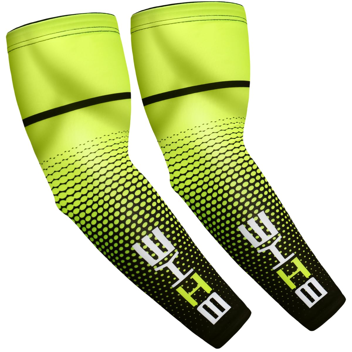 Beister Men's Green Uv Sun Protection Cooling Compression Sleeves Arm Sleeves Wo Sports
