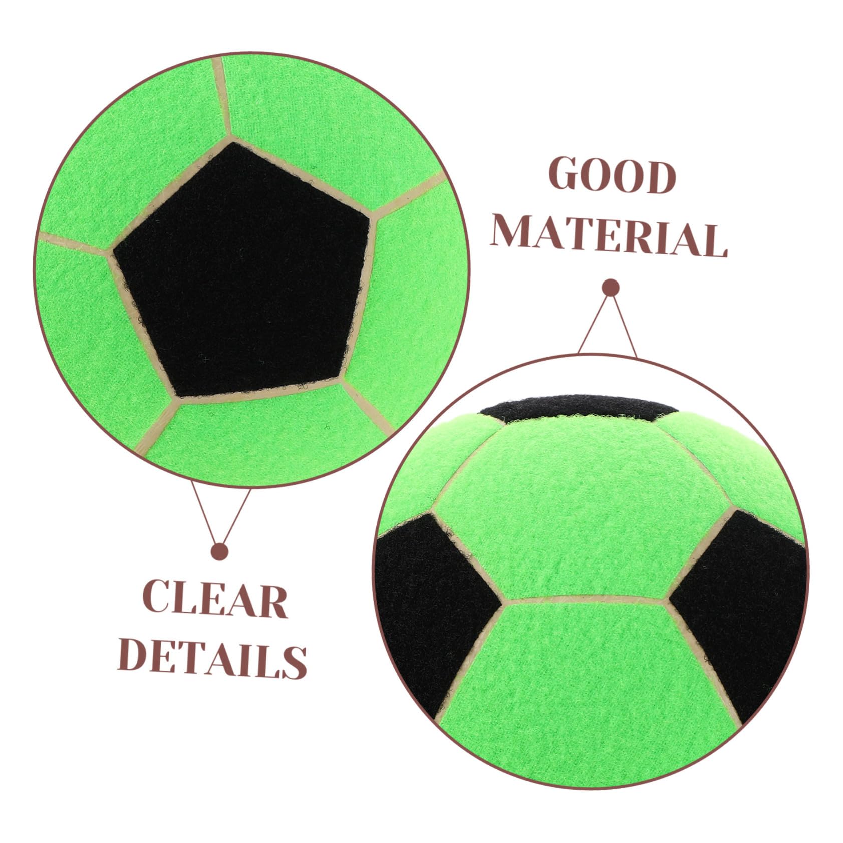 FRCOLOR Pelota de Fieltro Adhesiva para Entrenamiento Balón de Fútbol con Cierre de Contacto Portátil Dardo de Fútbol Inflable para Interior y Exterior para Fiestas y Malabarismo
