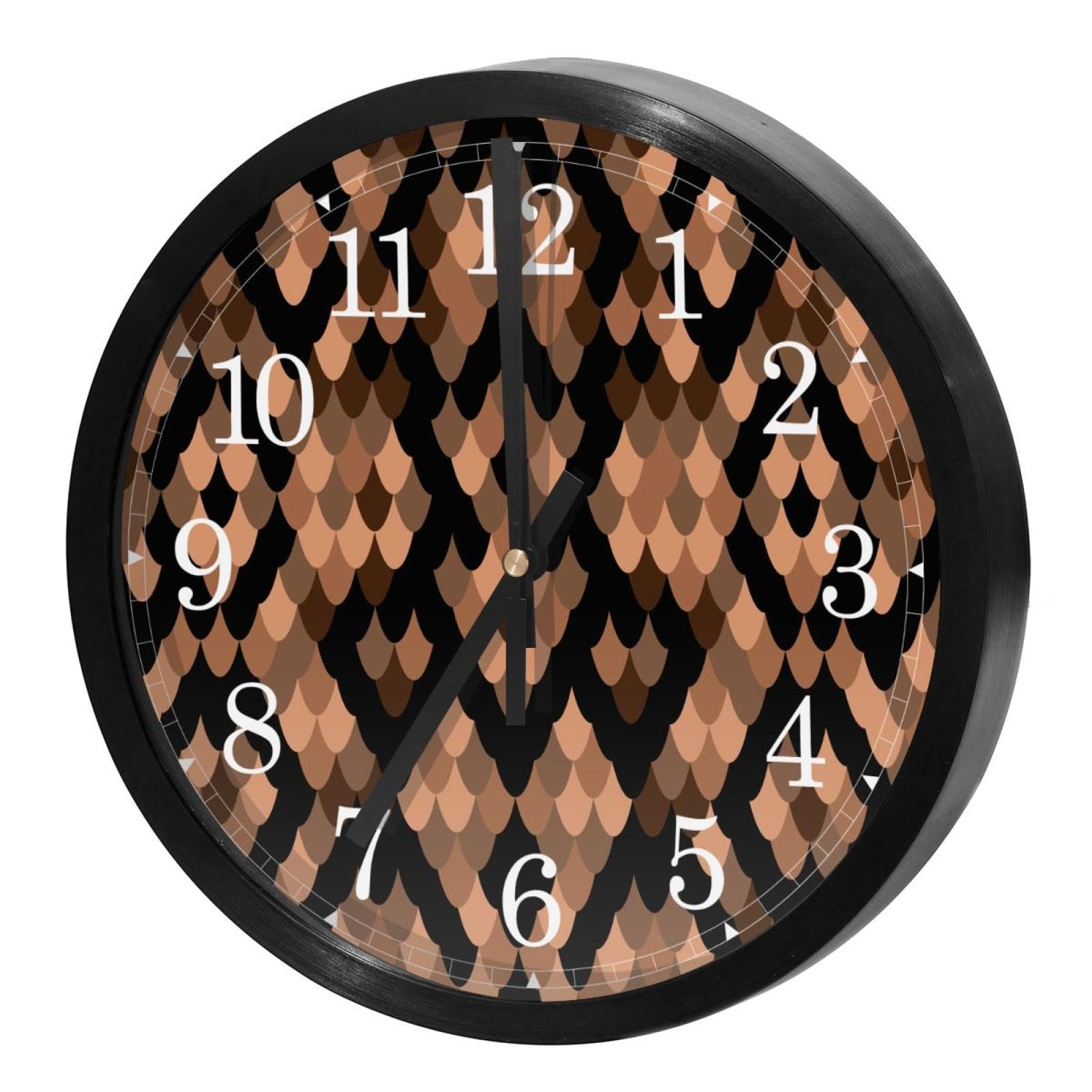 Horloge murale silencieuse à quartz pour chambre et salon apaisants