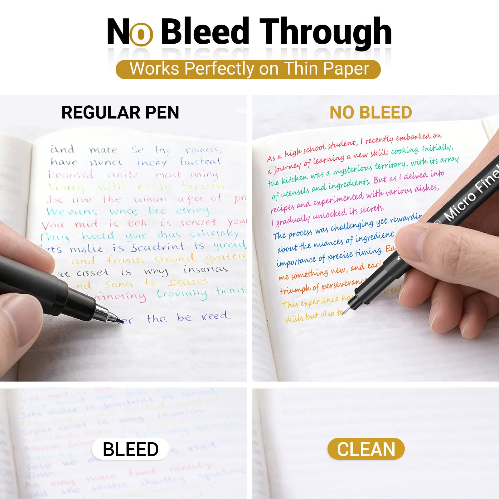 SAKEYR Bolígrafos micro fineliner