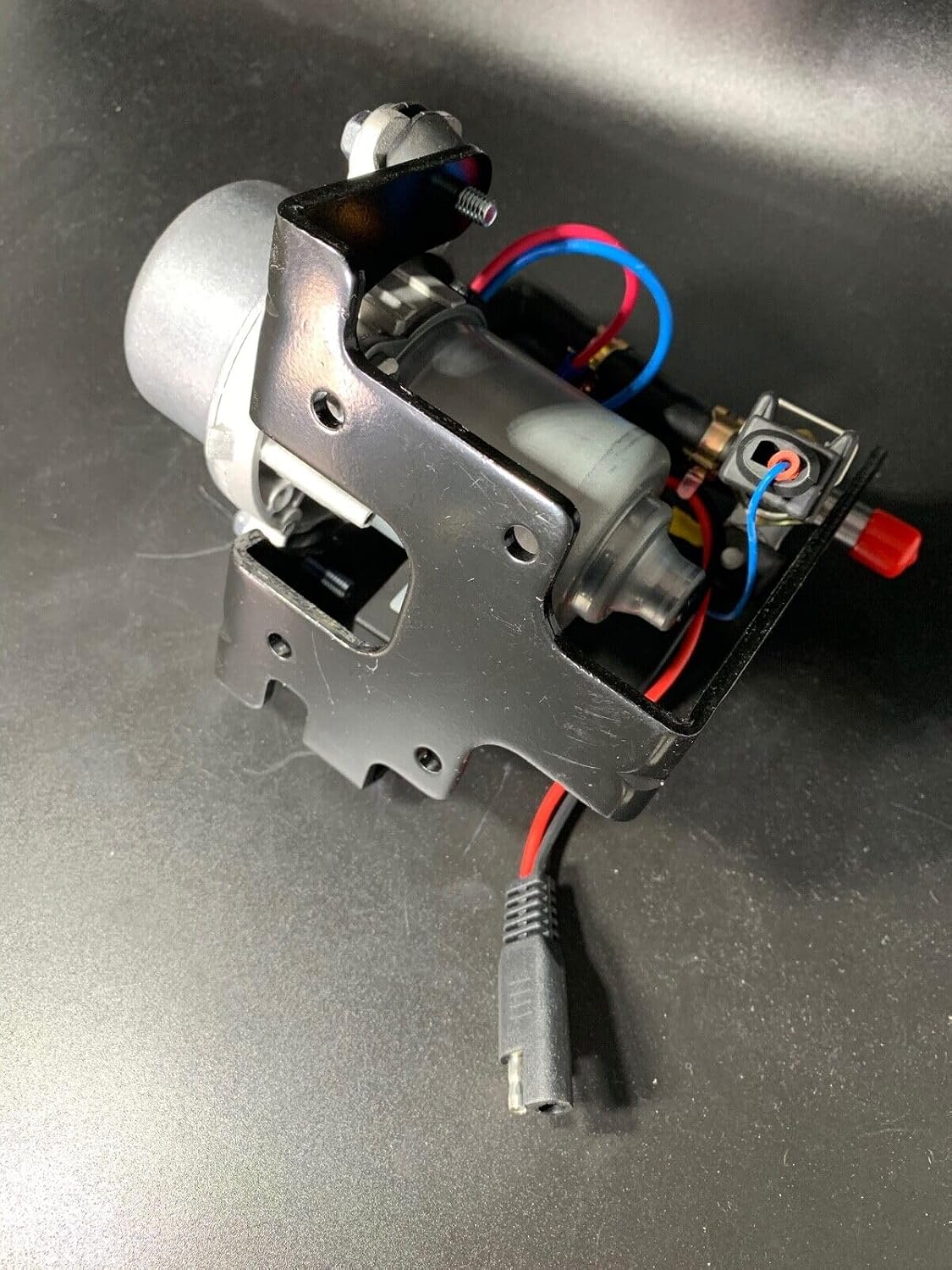Rotary Vacuum pump 12 V -Quiet Brake Booster Vacuum Pump - "Plug and Play" fully assembled, with fused power wire