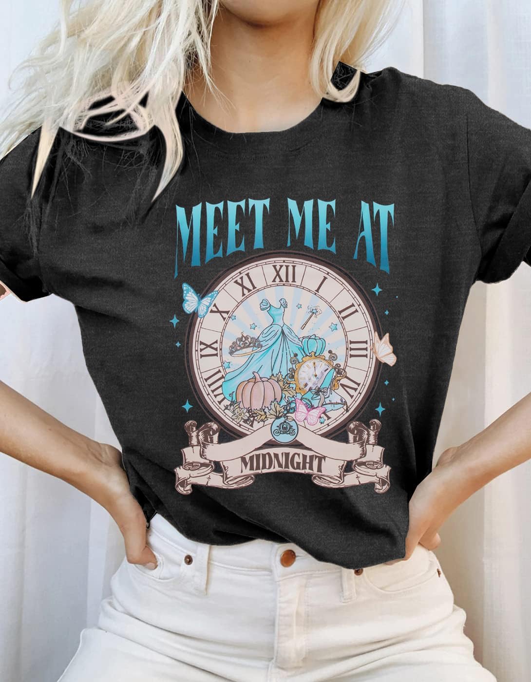 Princess Shirts Magic Kingdom Shirts: Women Meet Me at Shirt Music Album Shirts Family Vacation Tops - Image 2