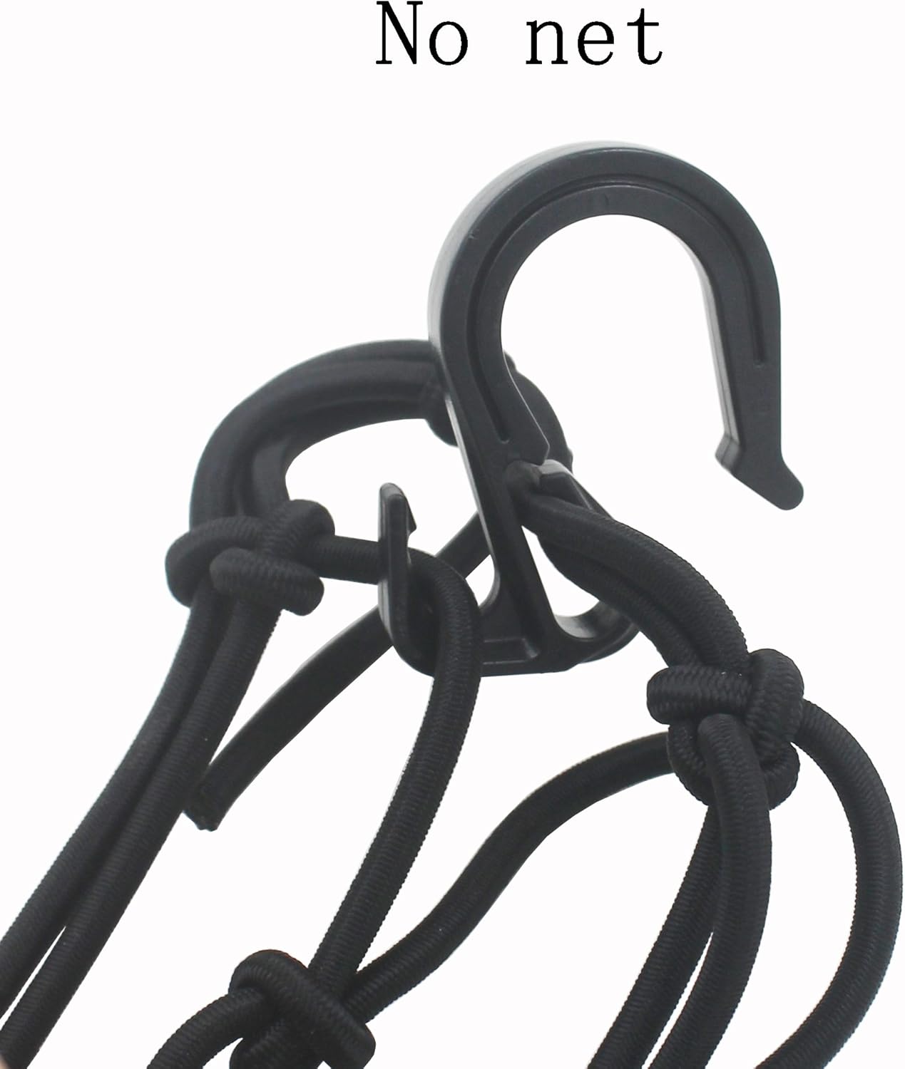 YYST Nylon Net Hooks Bungee Cord Hooks for Cargo Net, Bungee Net, Truck Net Truck Organizer