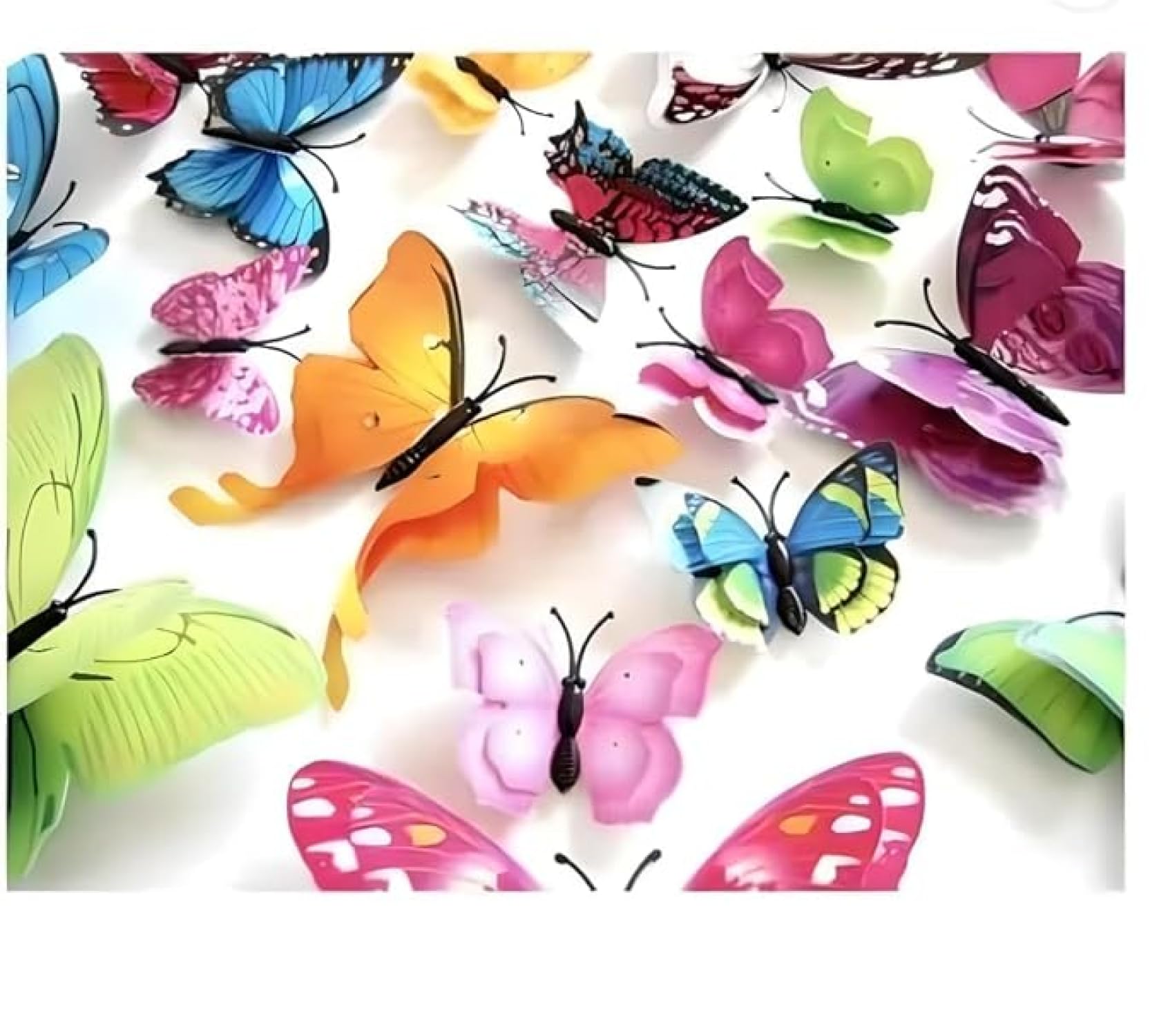 JAAMSO ROYALS Butterfly Stickers for Wall, Butterfly Decoration Items, Butterfly Stickers, Butterfly Wall Decor, Butterflies, Butterflies for Wall Decoration (Set of 12 pcs) (B0BRVHJ1RH) Amazon Price History, Amazon Price Tracker