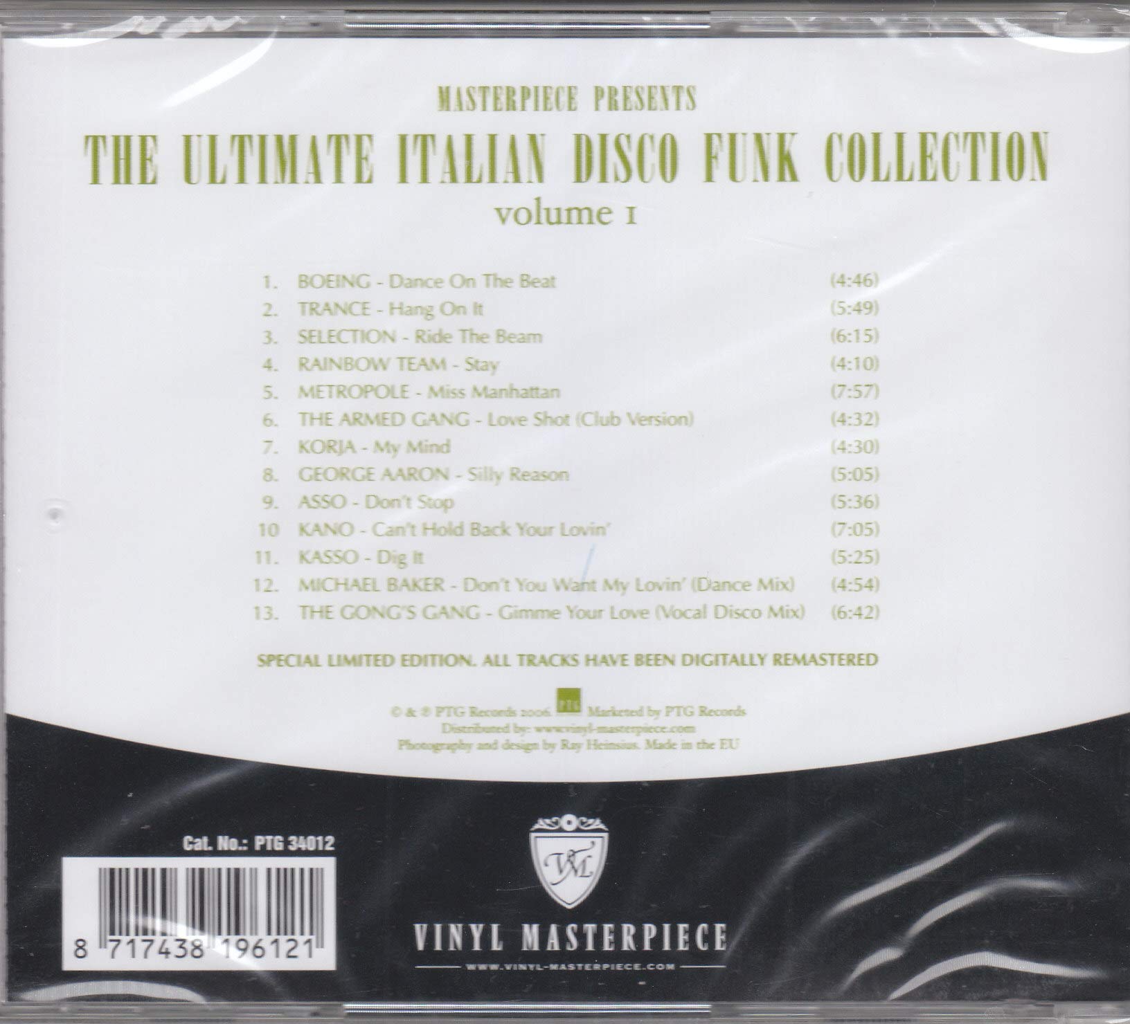The Ultimate Italian Disco Funk Collection Vol.1
