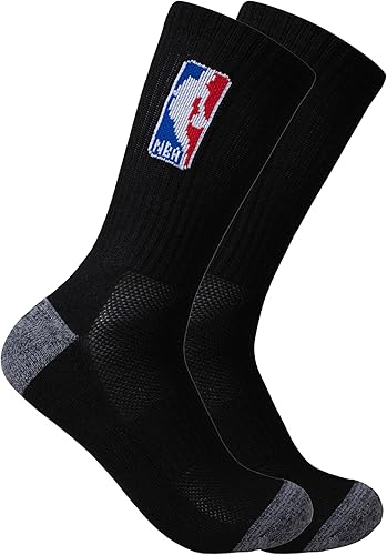 Miniatura 2 de Ultra Game Mens NBA Official Athletic Cushioned Secure Fit Crew Socks - 6 Pack