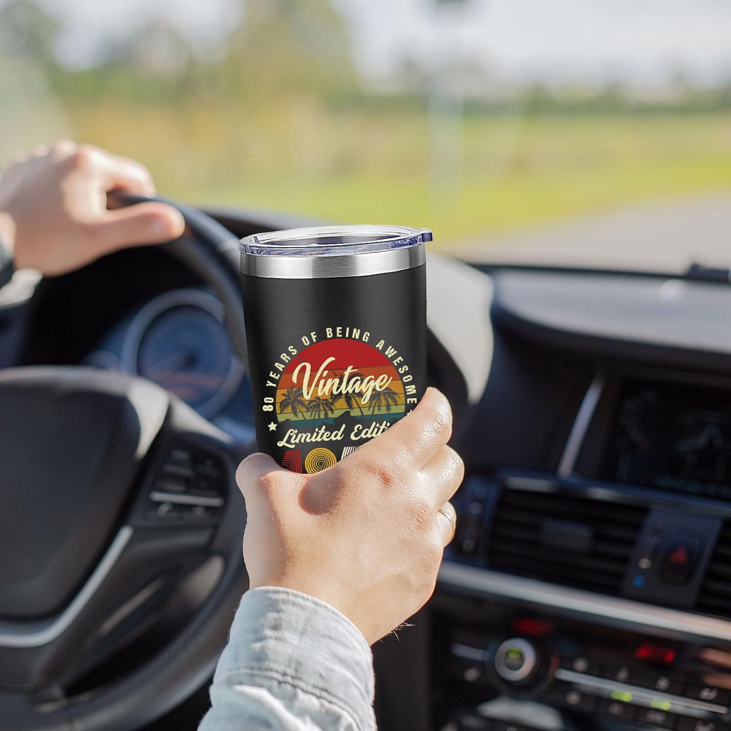 Funny 81th Birthday Gift For Men,Cool Gifts for 81 Year Old Man,81th Birthday Decorations for Men,1945 Gift Idea for Dad Husband Friend Grandpa-20 Oz Vintage1945 Tumbler - Image 4