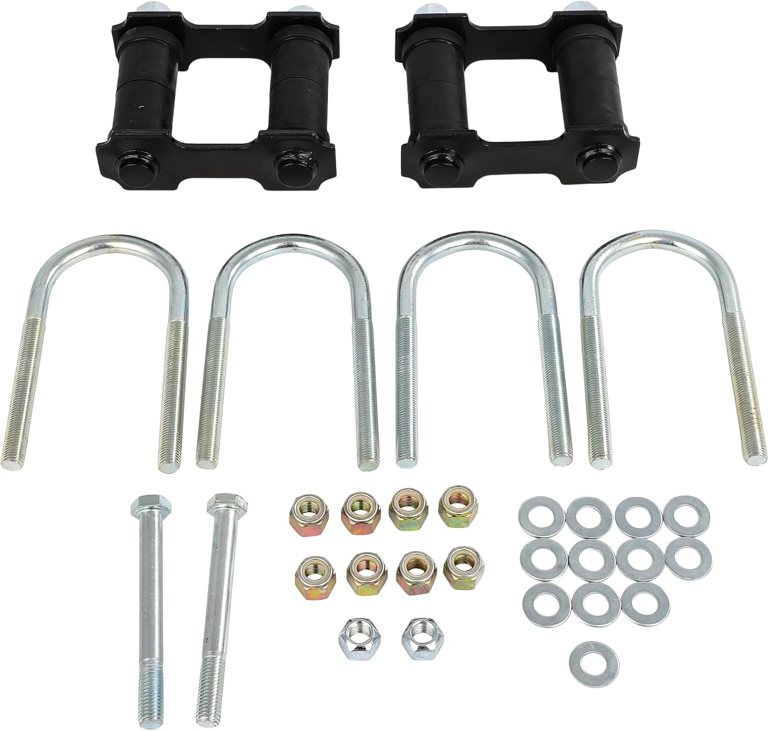 Leaf Spring Kit Compatibility For 1967-1973 for Mustang Leaf Springs Mounting Kit shackles U bolts I-bolts Set MUB-002 X 4, H-625 X 2, SK-289 X 2