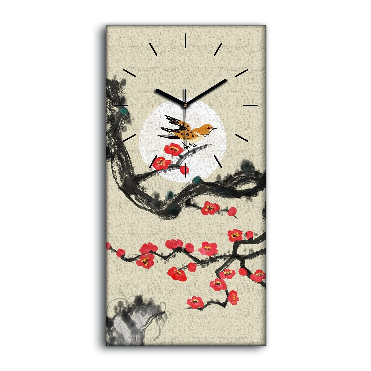 Horloge sur Toile Salon et Chambre Ambiance Asiatique Moderne