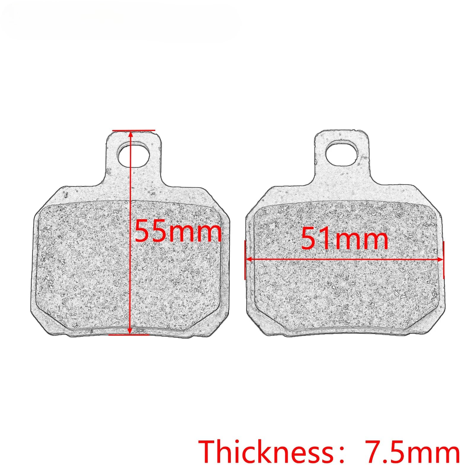 Universelles Motorrad-Bremszubehör,für Ducati Hypermotard 1100 2007-2009