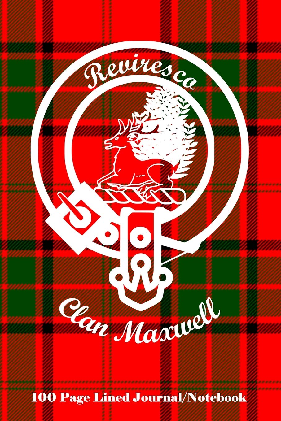 Clan Maxwell 100 Page Lined Journal/Notebook