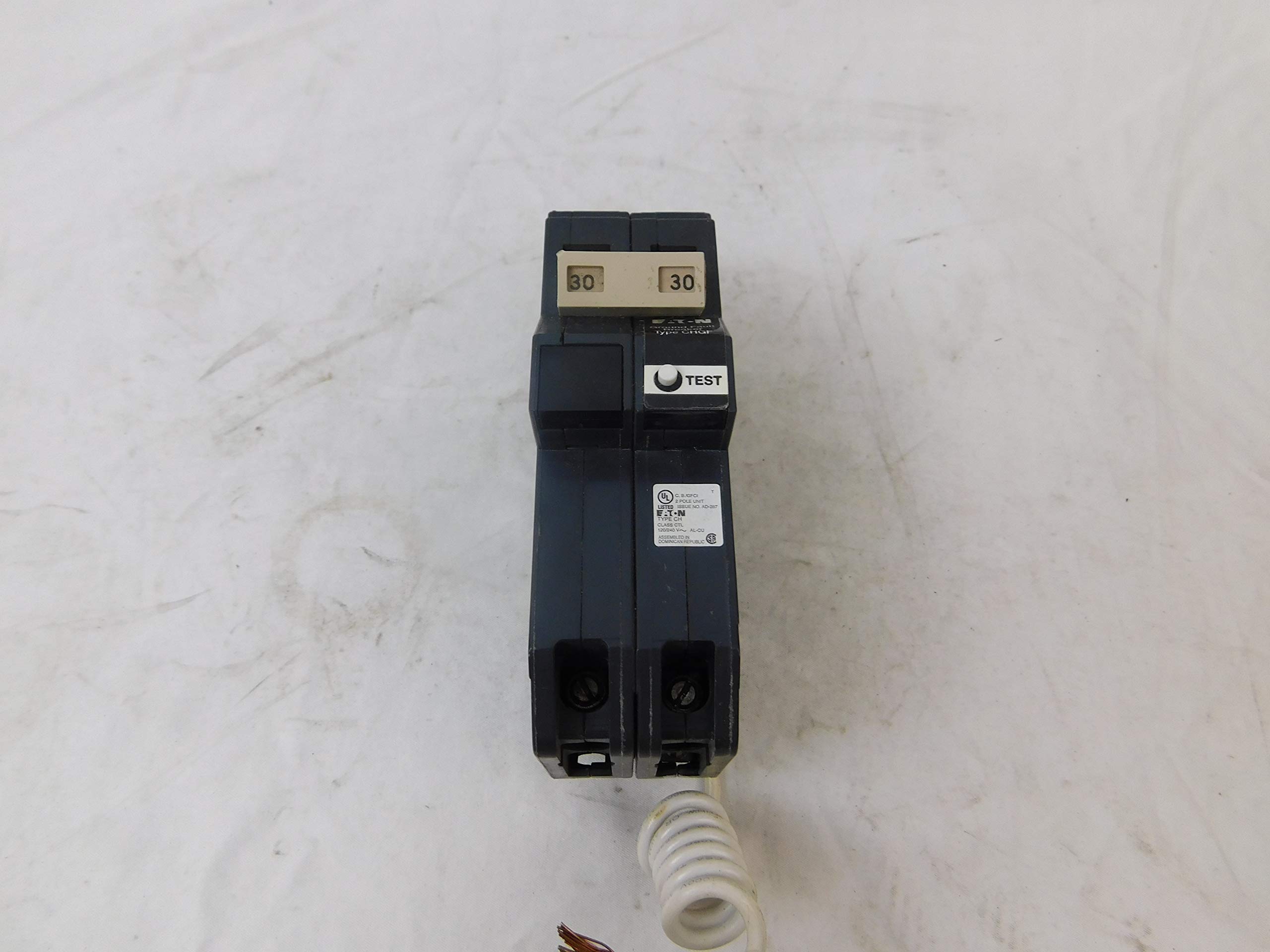 なたなた Amazon.com: Eaton CH230GFT Breaker, 30A, 2P, 120/240V, 10 kAIC